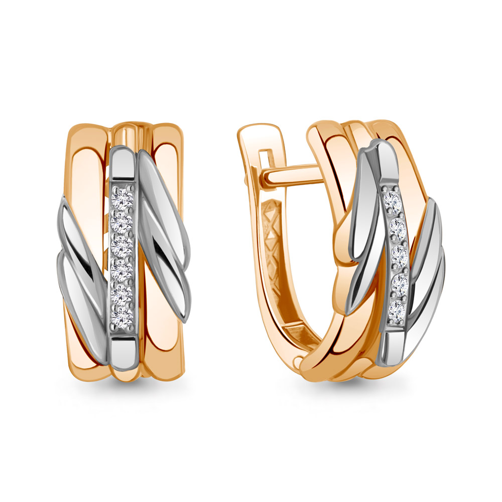 943108к Серьги из Золота с бриллиантами