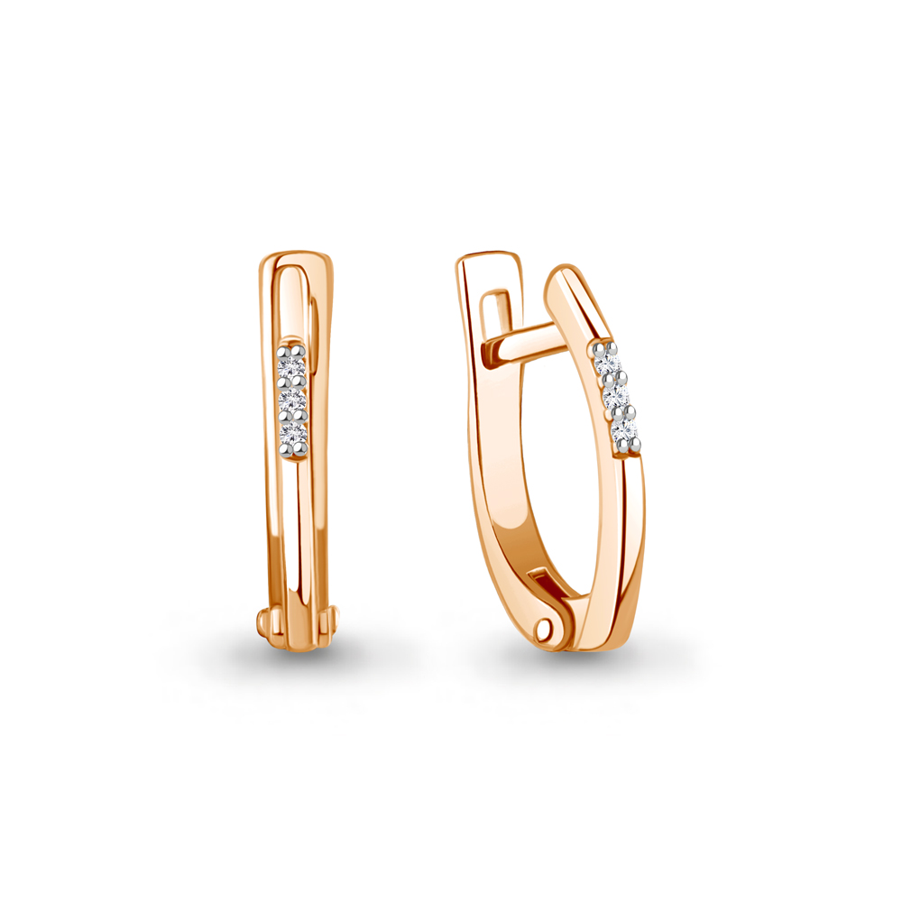 943161к Серьги из Золота с бриллиантами