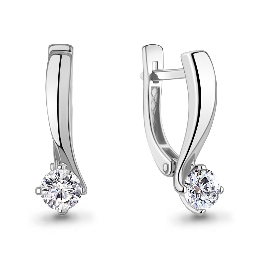 943173 Серьги из Золота с бриллиантами