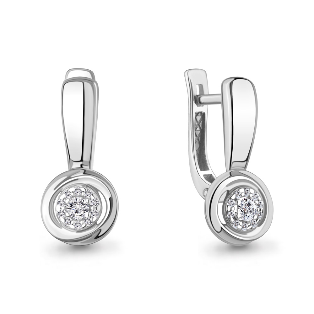 943189 Серьги из Золота с бриллиантами