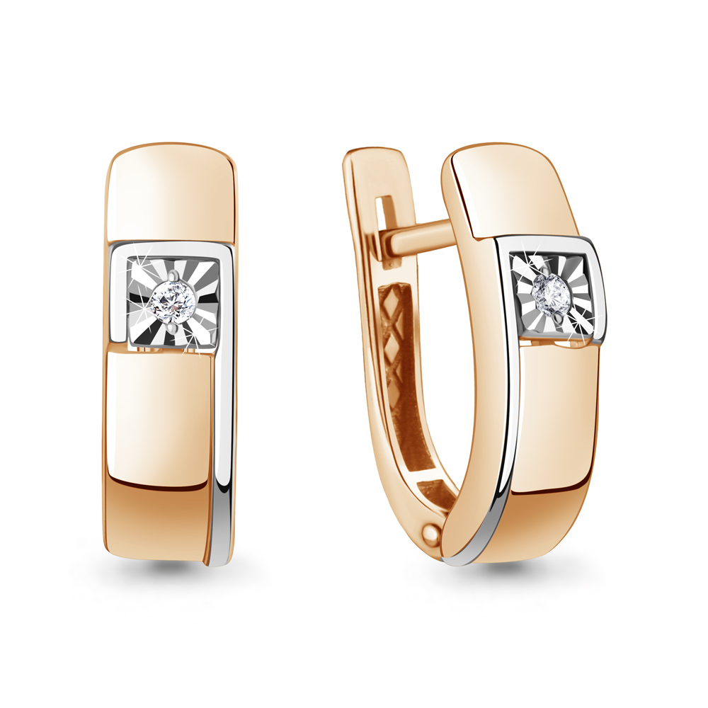 943199к Серьги из Золота с бриллиантами