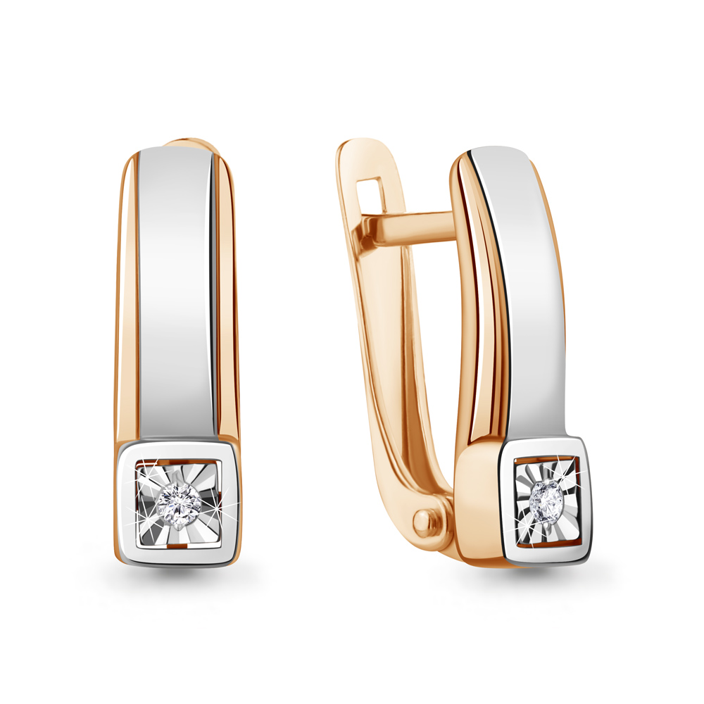 943208к Серьги из Золота с бриллиантами