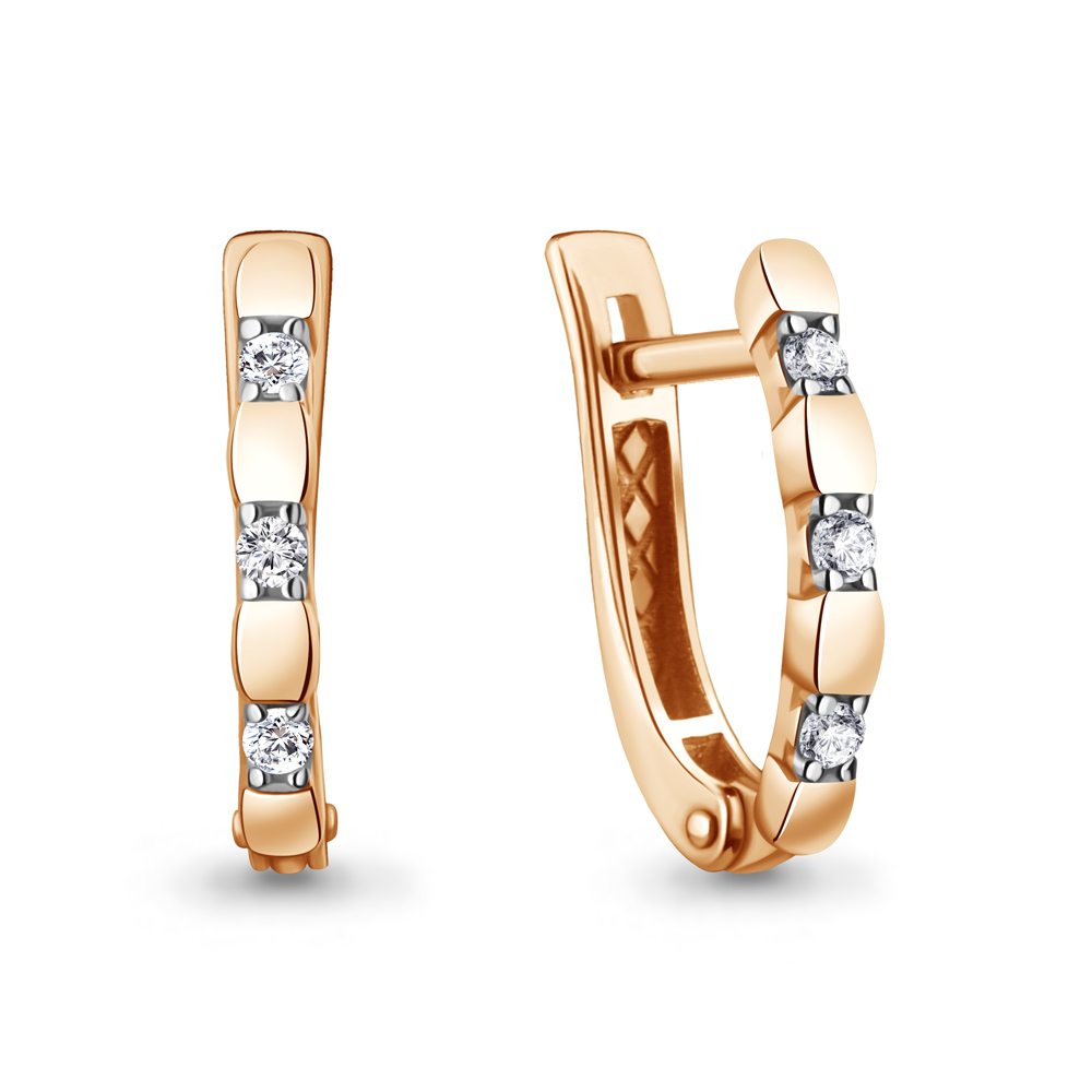 943237к Серьги из Золота с бриллиантами