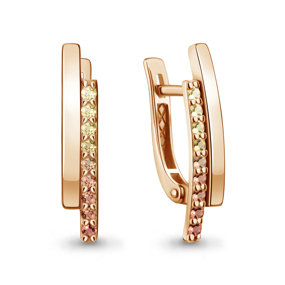 943245к Серьги из Золота с сапфирами