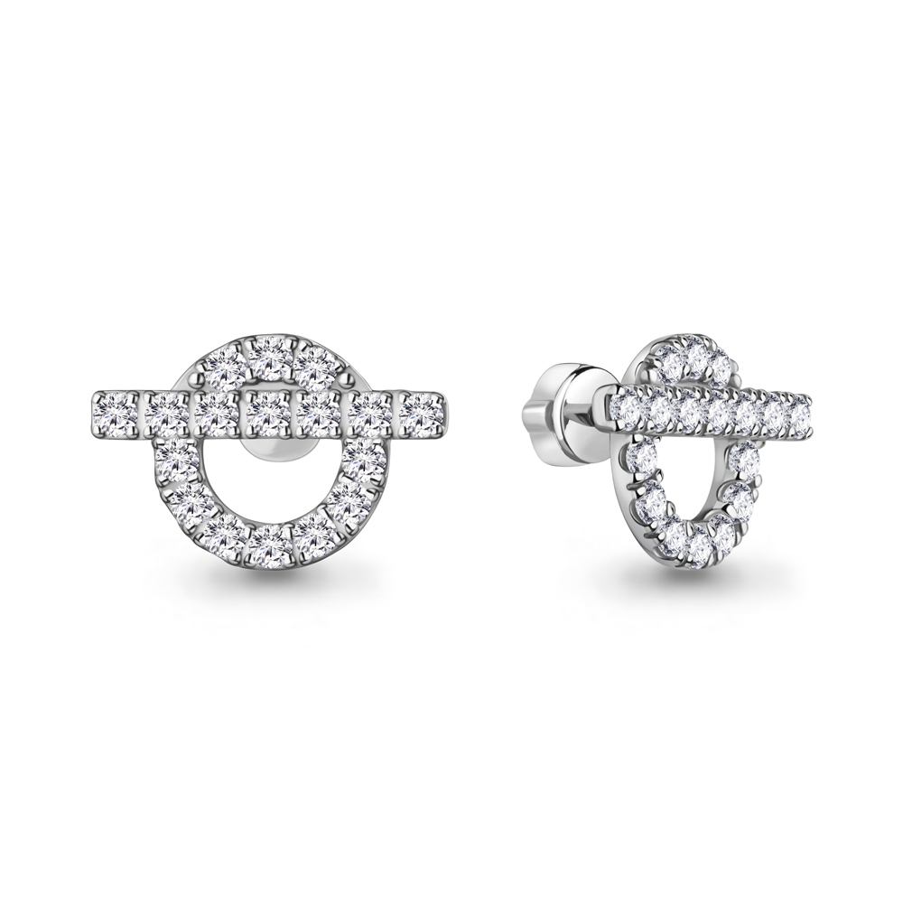 943254 Серьги из Золота с бриллиантами