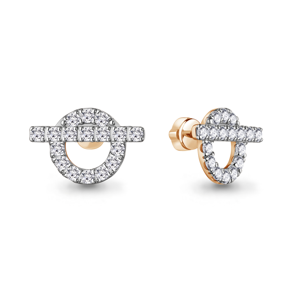 943254к Серьги из Золота с бриллиантами