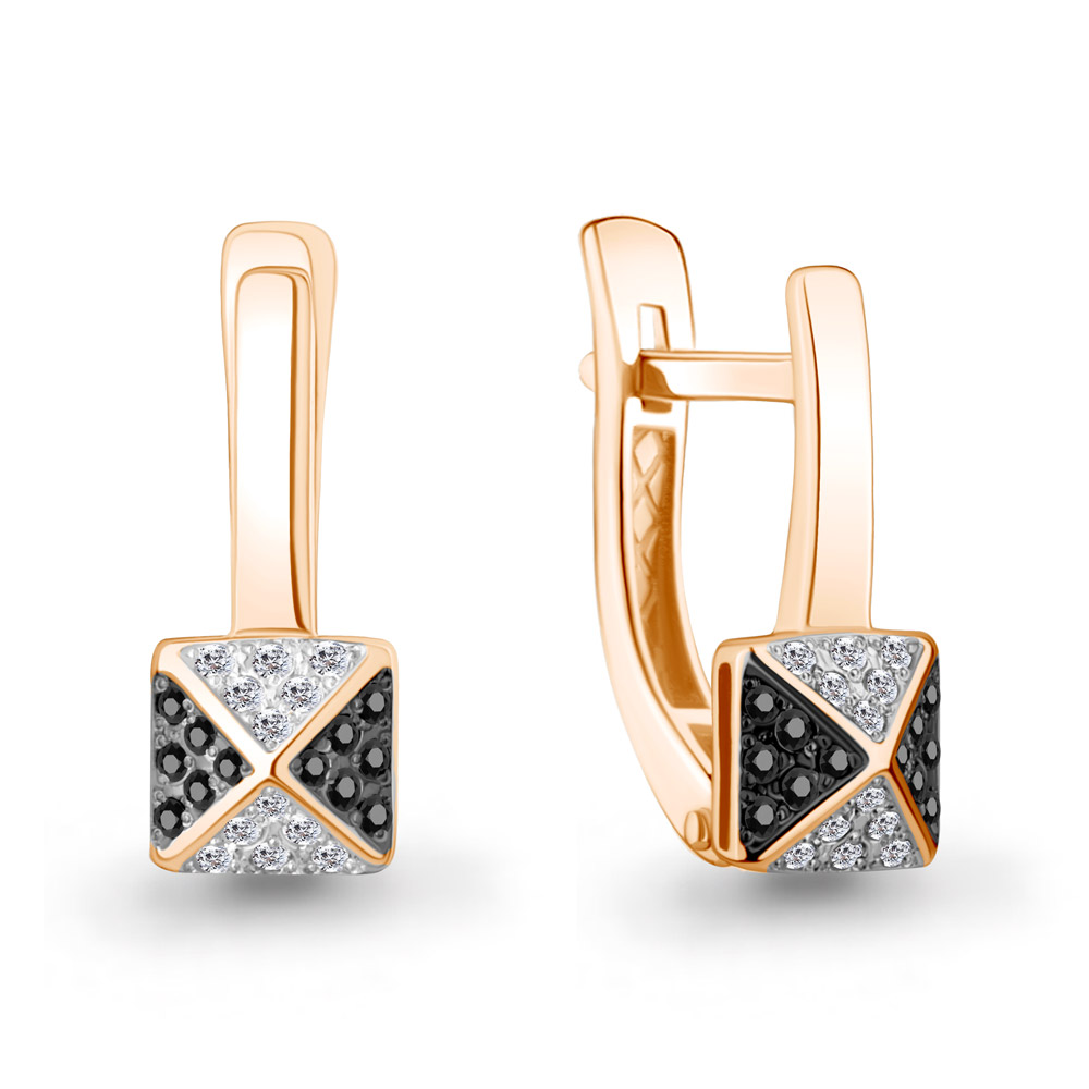 943403 Серьги из Золота с бриллиантами