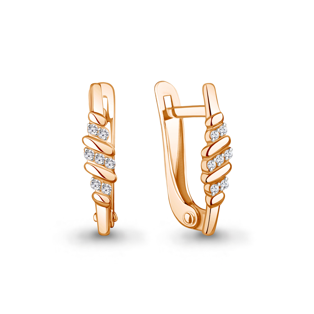 943421 Серьги из Золота с бриллиантами