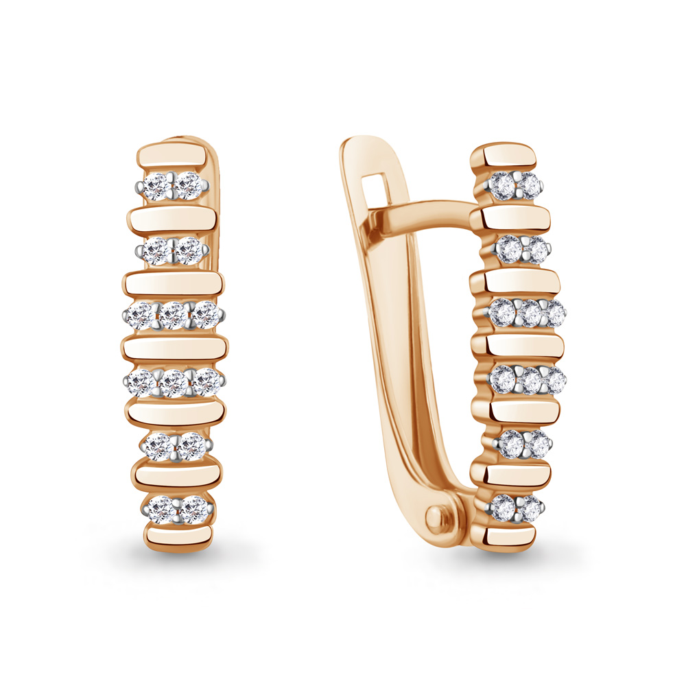 943422 Серьги из Золота с бриллиантами