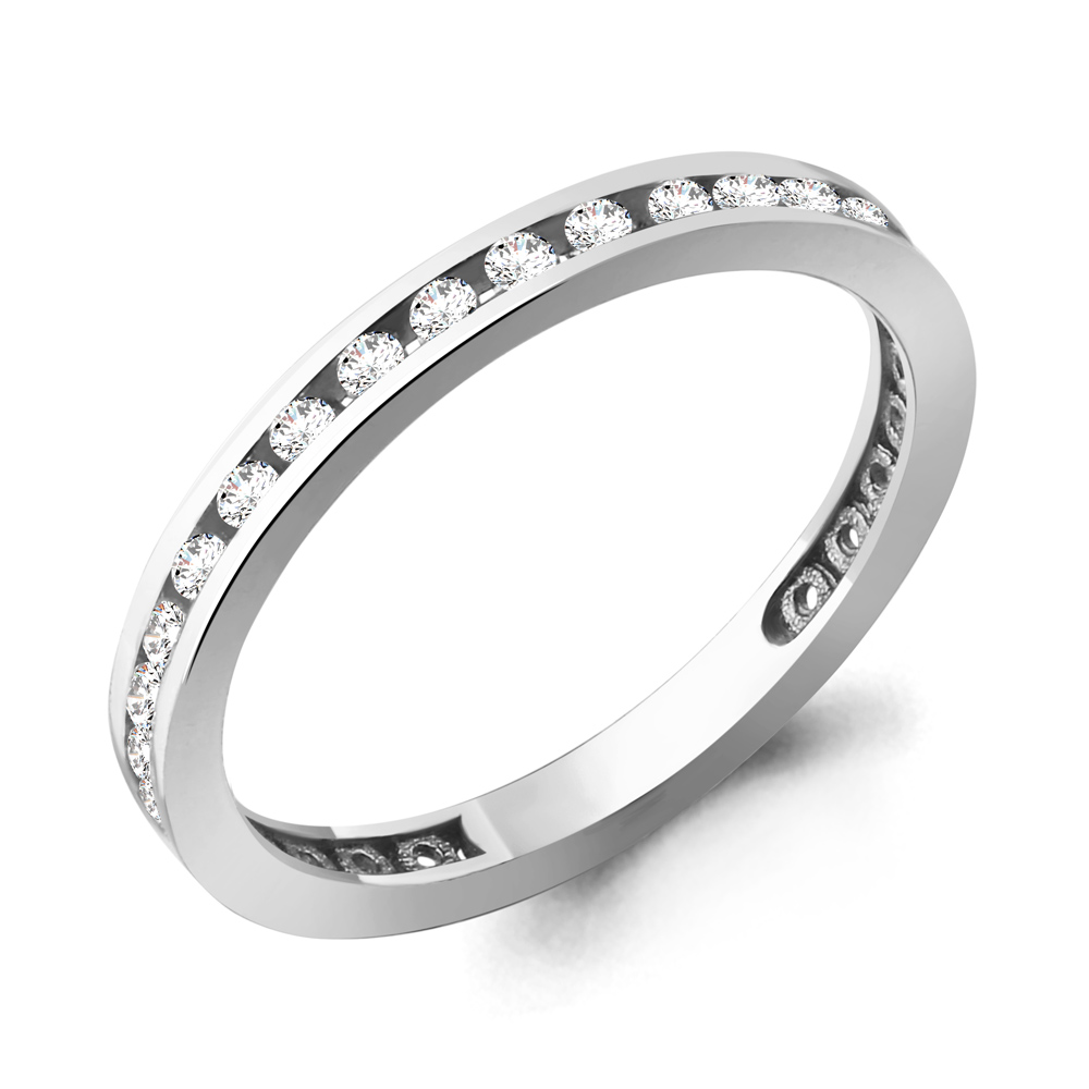 961559 Кольцо из Золота с бриллиантами из коллекции "Дежавю"