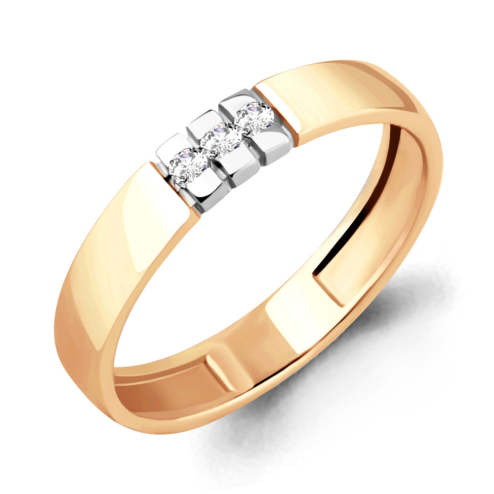 962756к Кольцо из Золота с бриллиантами из коллекции "Love story"
