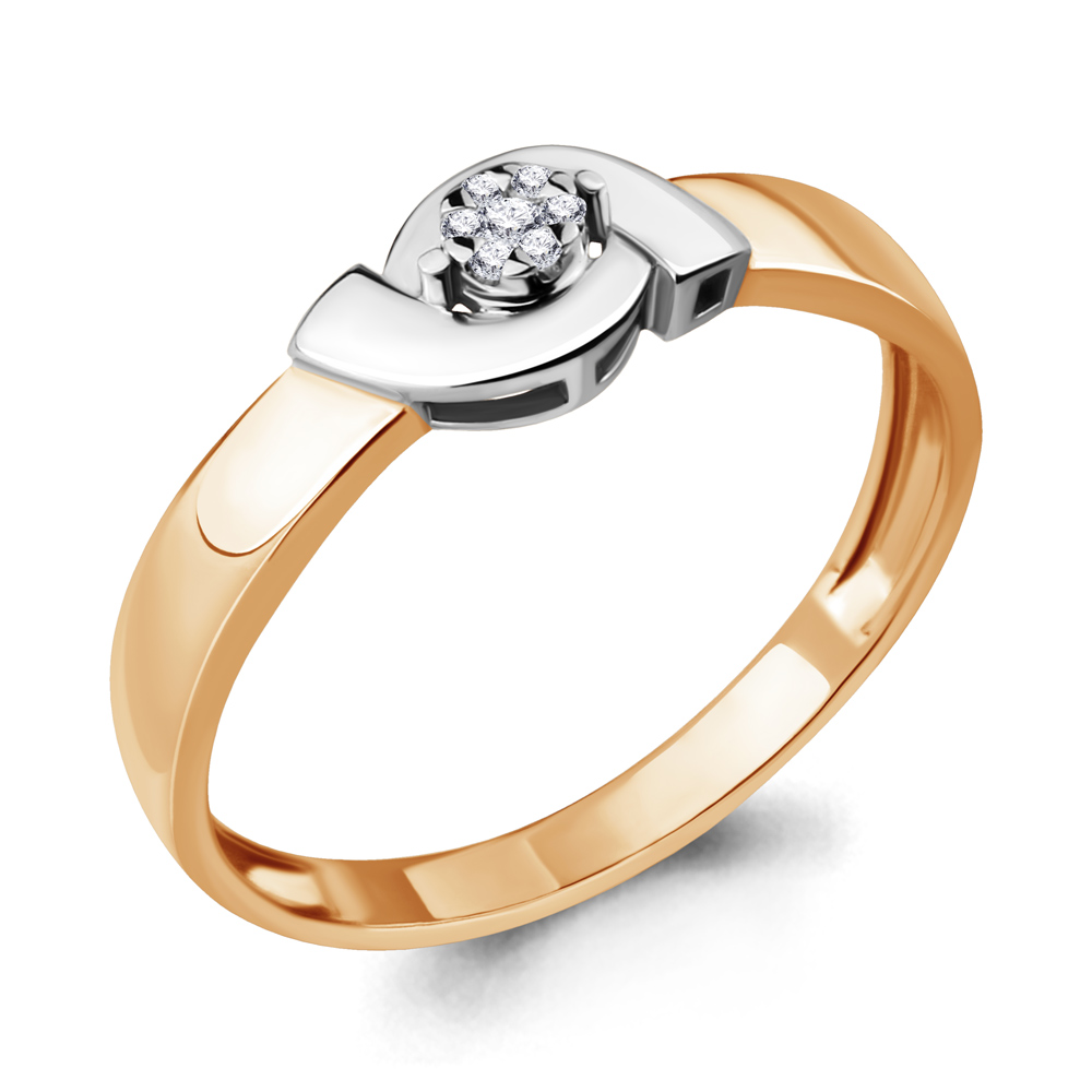 962779к Кольцо из Золота с бриллиантами из коллекции "Mon Amour"