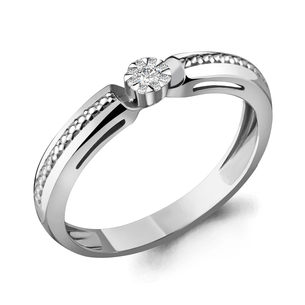 962986 Кольцо из Золота с бриллиантами из коллекции "Elegance"