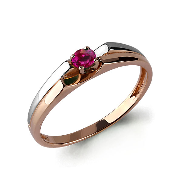 963063к Кольцо из Золота с рубином из коллекции "Darling"