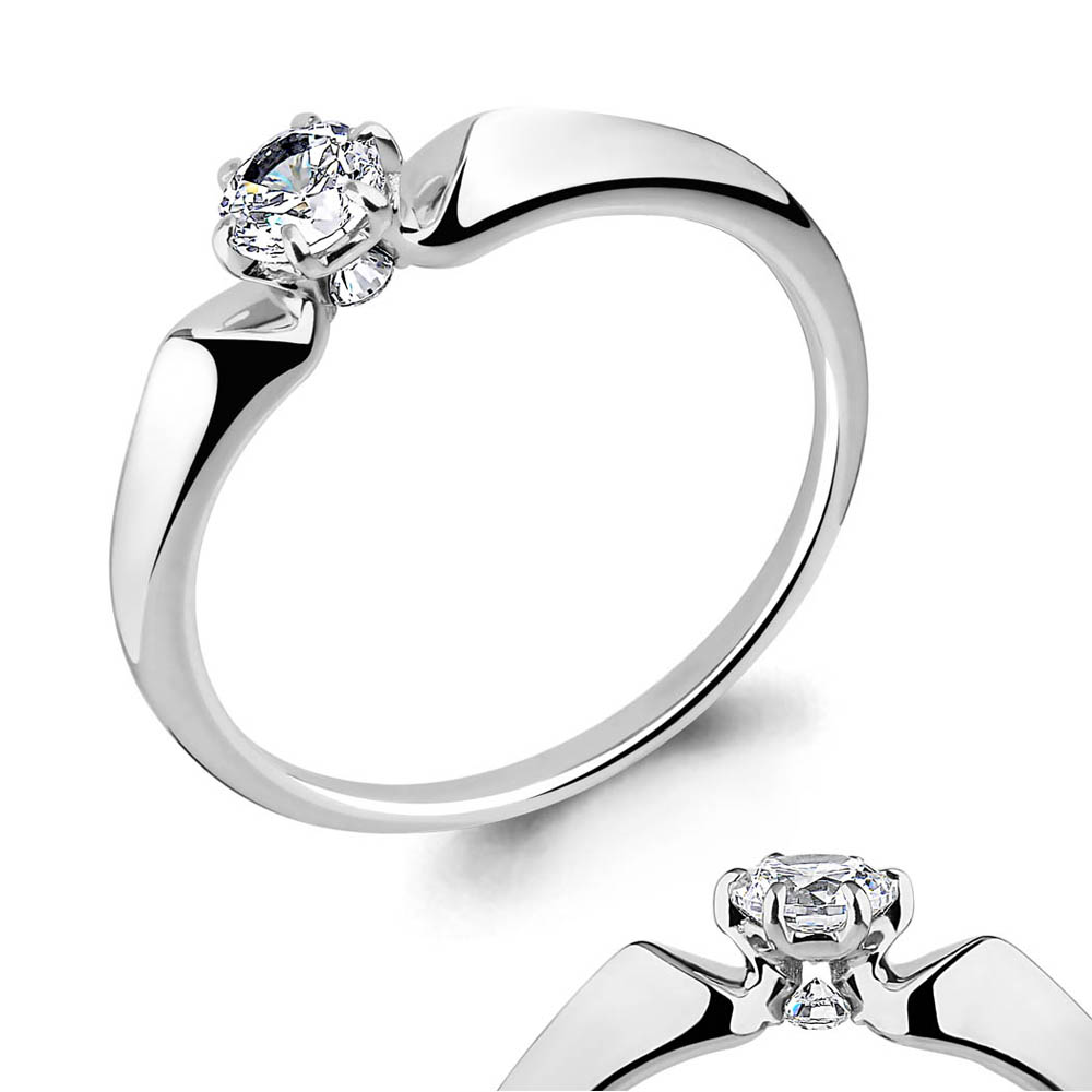 963225 Кольцо из Золота с бриллиантами из коллекции "Infinity"