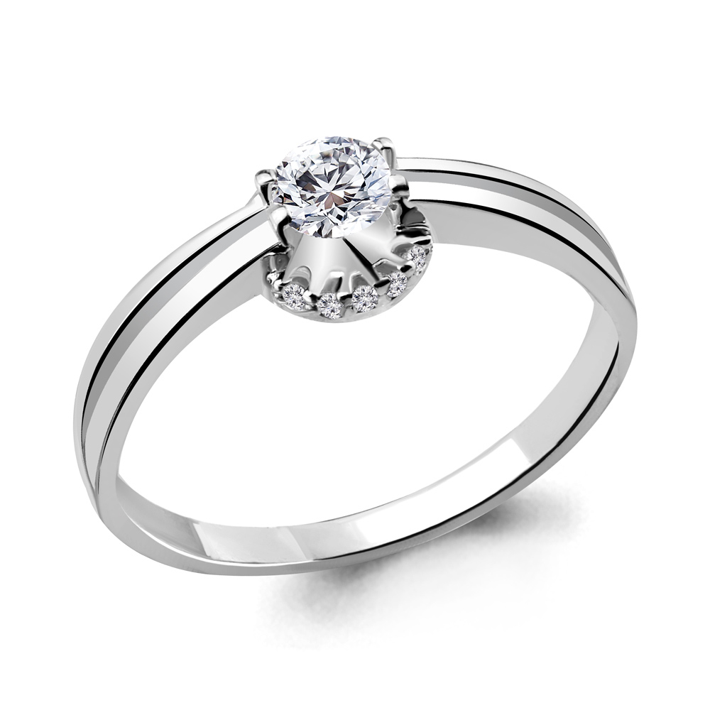 963699А Кольцо из Золота с бриллиантами из коллекции "Elegance"