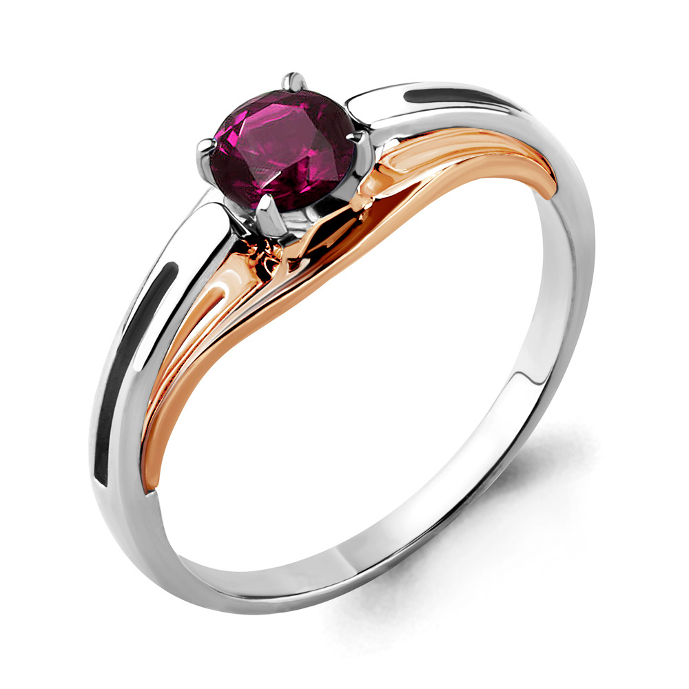 963750к Кольцо из Золота с рубином из коллекции "Альянс"