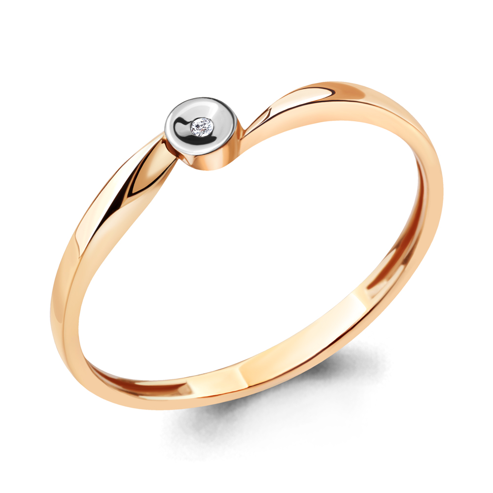 963806к Кольцо из Золота с бриллиантом