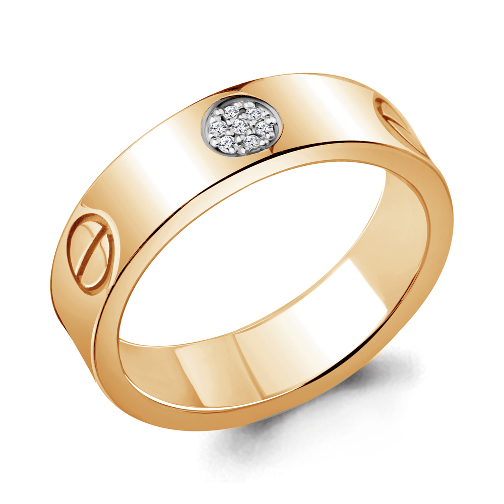 963917 Кольцо из Золота с бриллиантами