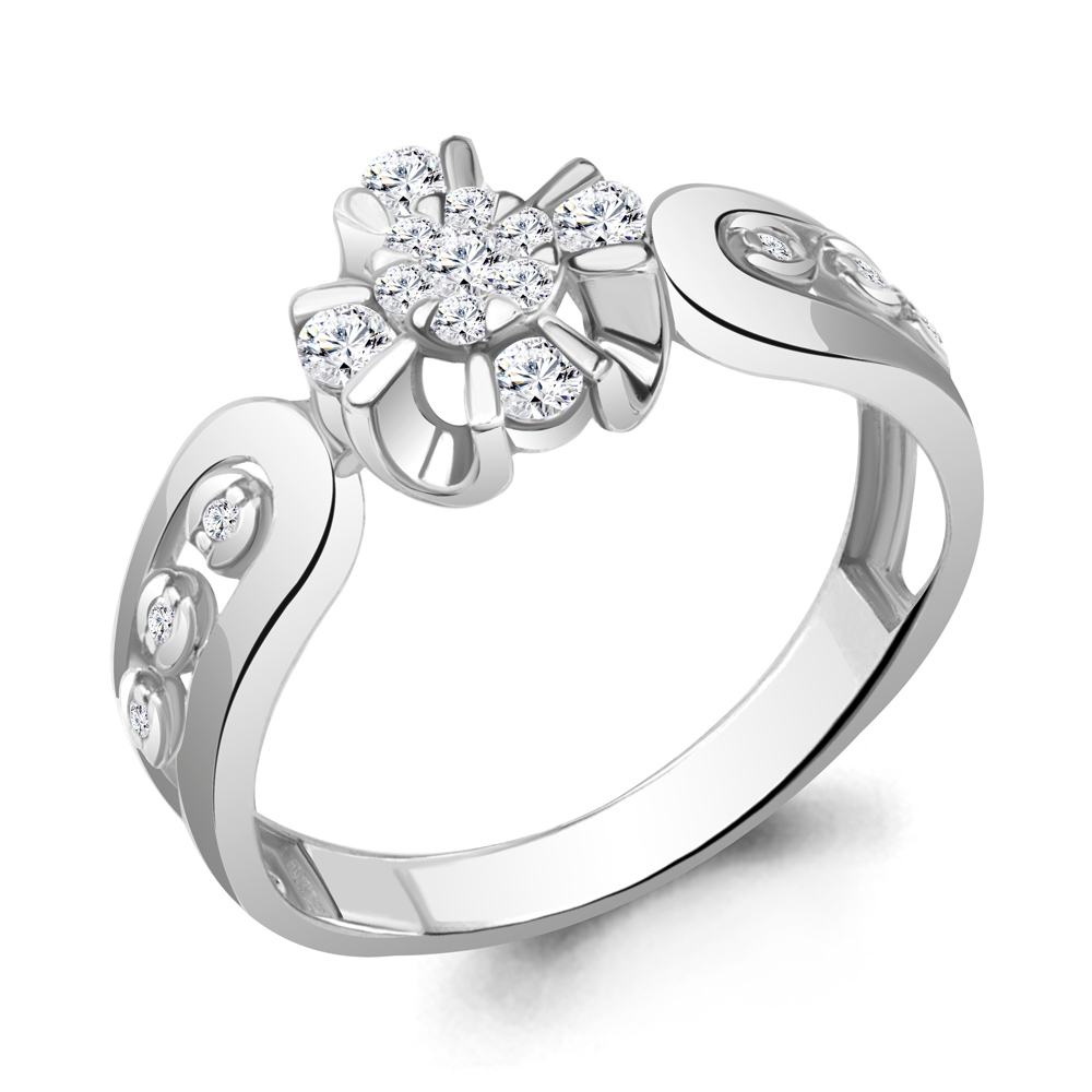 964051 Кольцо из Золота с бриллиантами