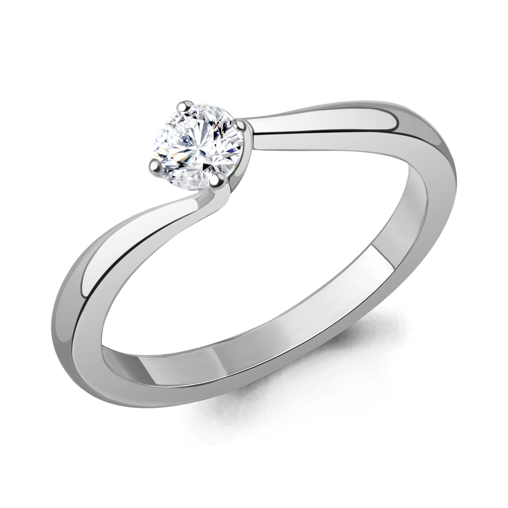 964369 Кольцо из Золота с бриллиантом