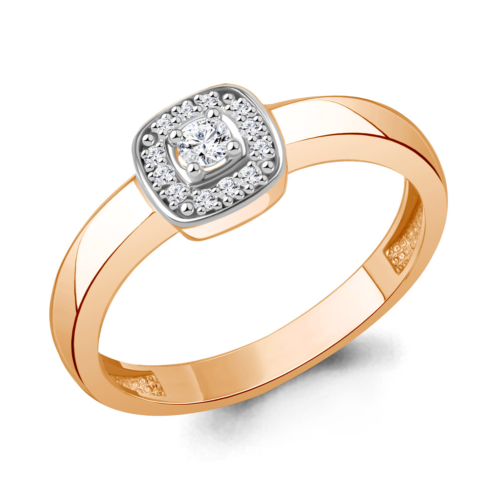 964370к Кольцо из Золота с бриллиантами