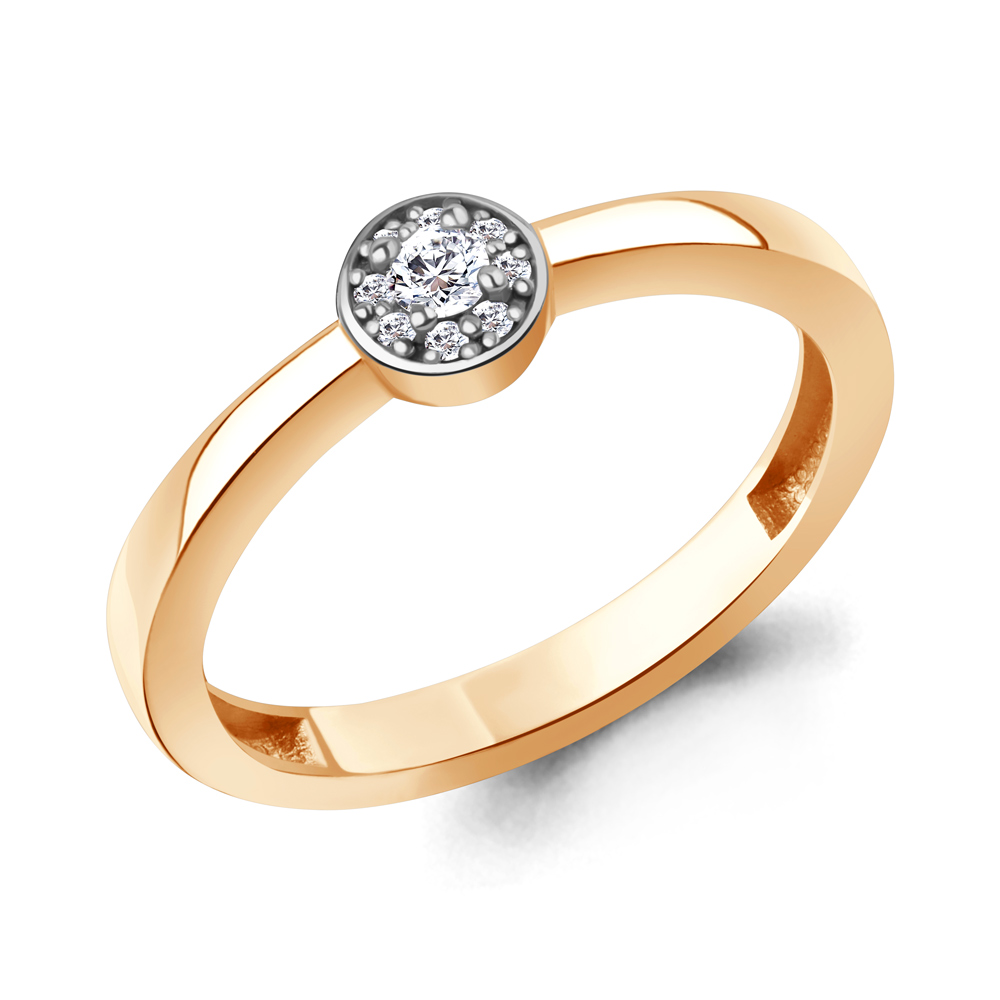 964371к Кольцо из Золота с бриллиантами