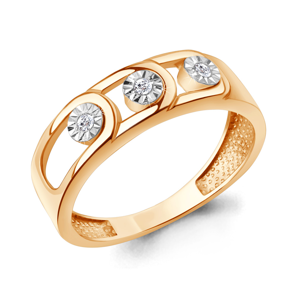 964393к Кольцо из Золота с бриллиантами