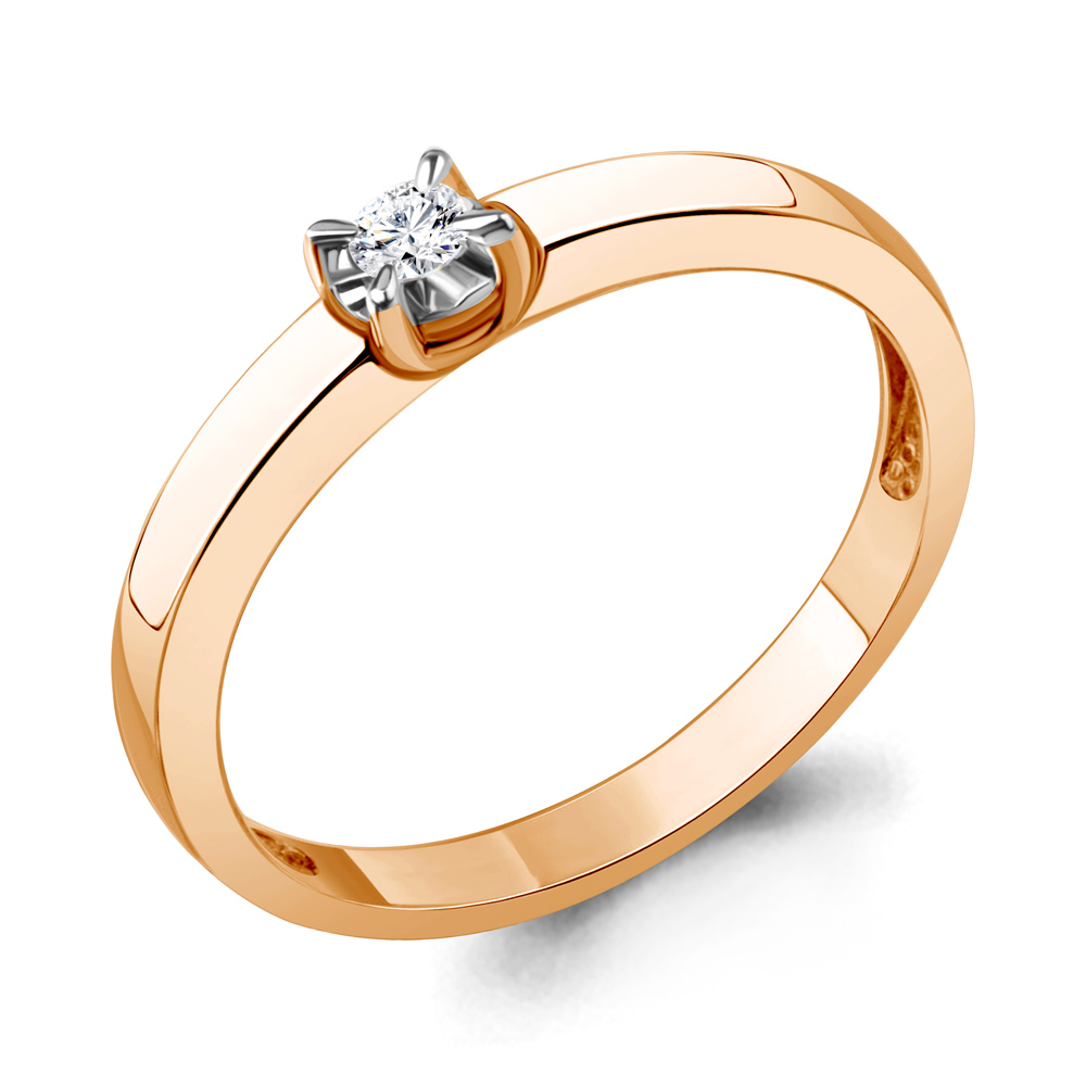 964423к Кольцо из Золота с бриллиантом