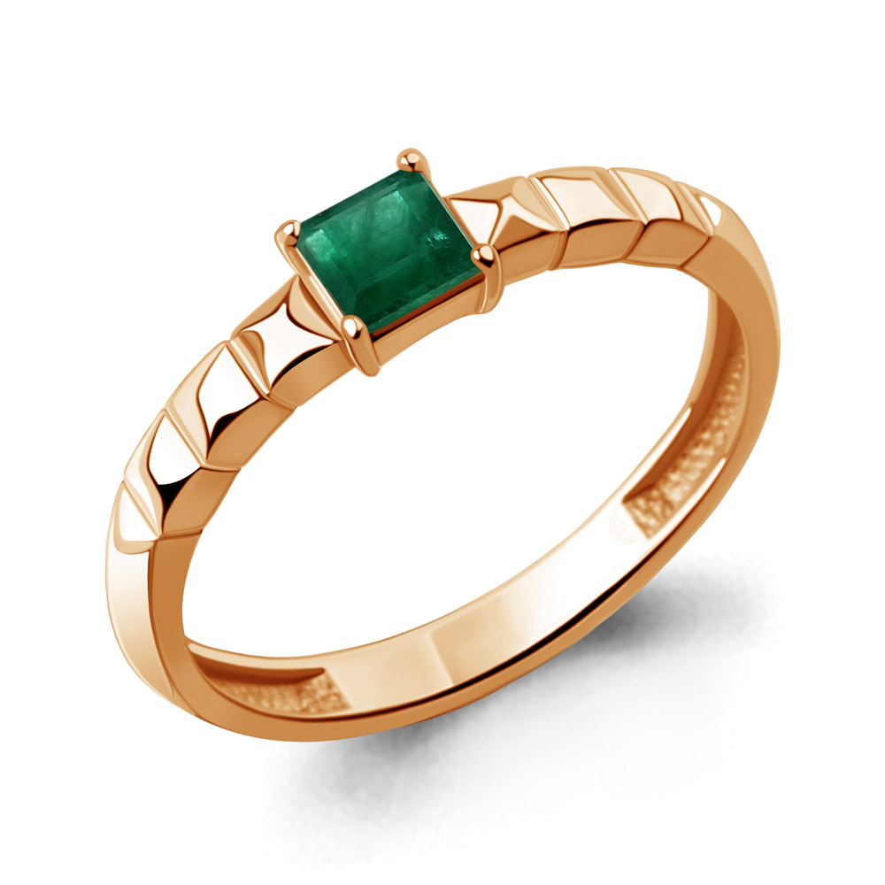 964482 Кольцо из Золота с изумрудом