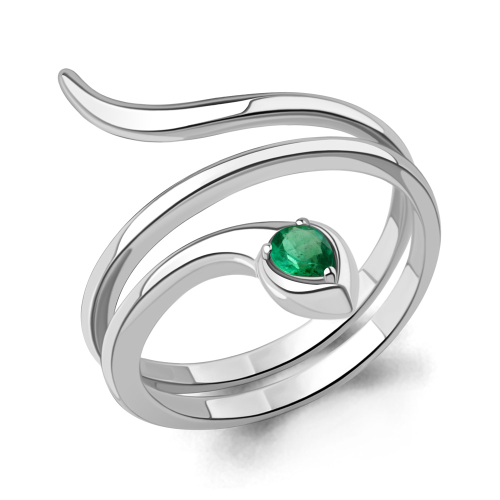 964493 Кольцо из Золота с изумрудом