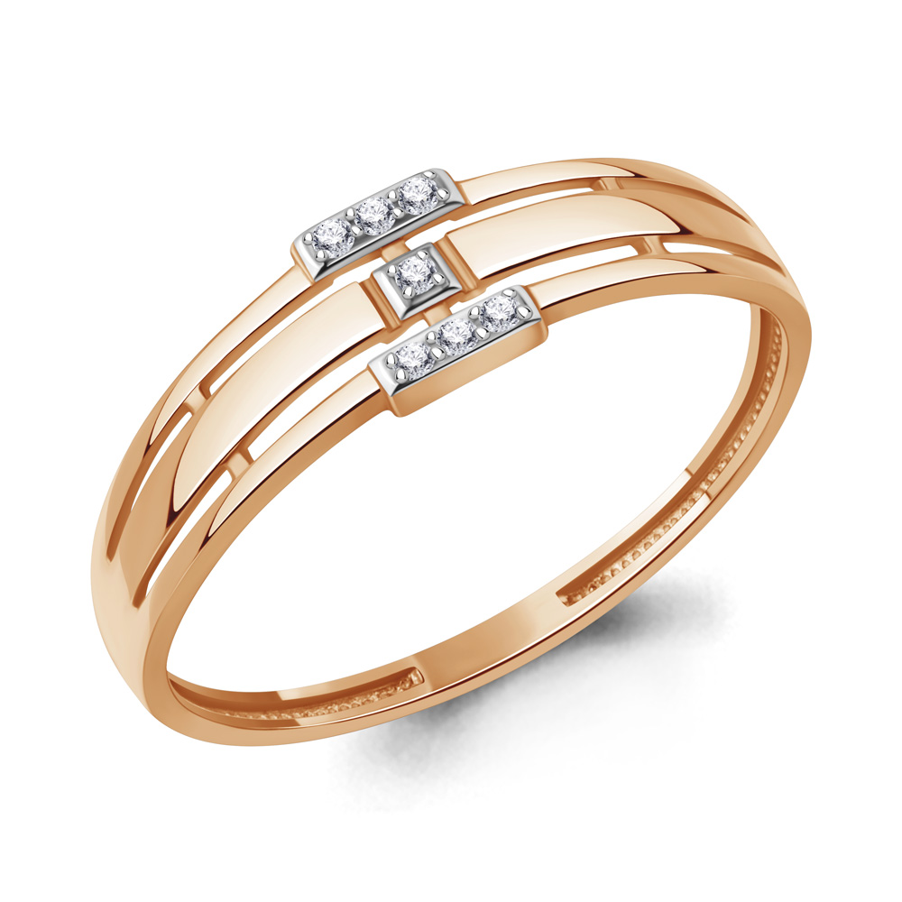 964593 Кольцо из Золота с бриллиантами