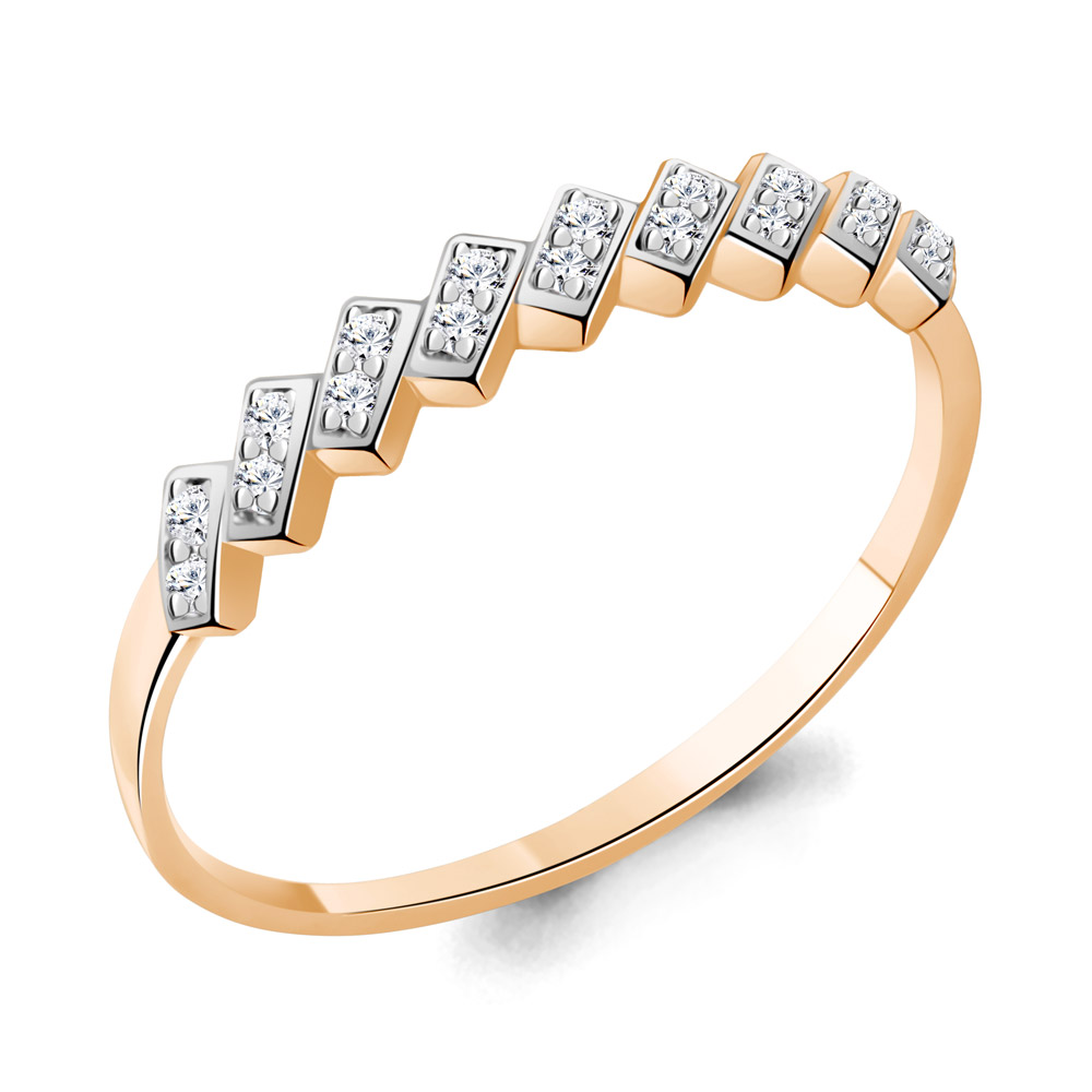 964602 Кольцо из Золота с бриллиантами