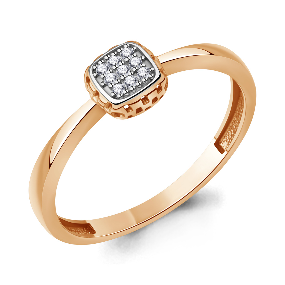 964605 Кольцо из Золота с бриллиантами