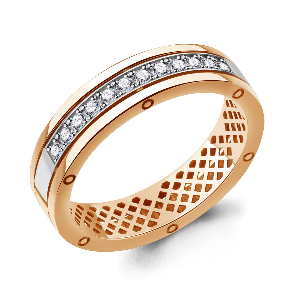 964641 Кольцо из Золота с бриллиантами