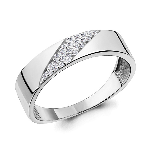 68421А Кольцо из Серебра с фианитами