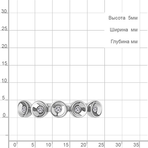 964008 Кольцо из Серебра