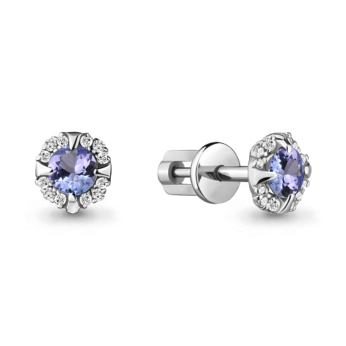 942706 Серьги из Серебра из коллекции "Breeze"