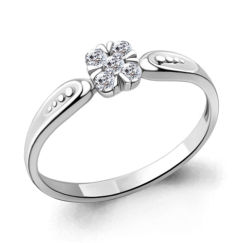 68767А Кольцо из Серебра с фианитами