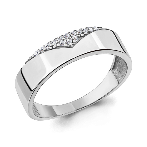 68422А Кольцо из Серебра с фианитами