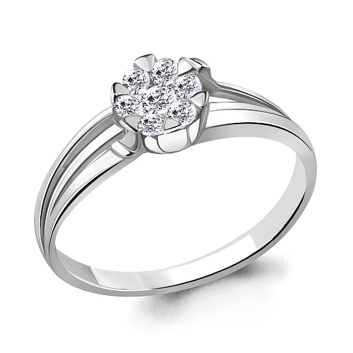 68512А Кольцо из Серебра с фианитами