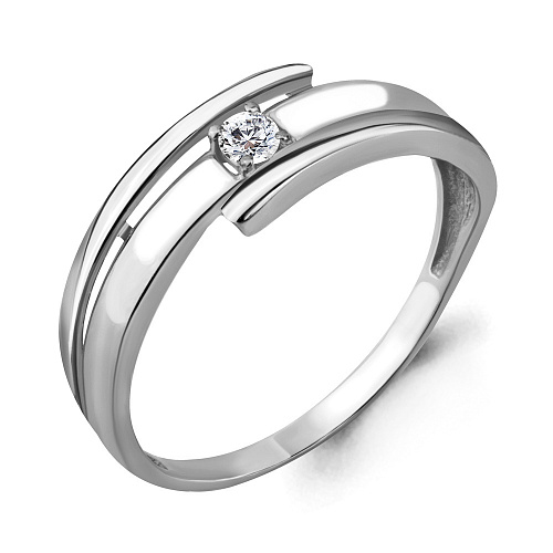 68271 Кольцо из Серебра с фианитом