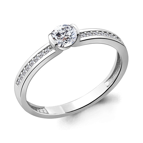 662221А Кольцо из Серебра с фианитами