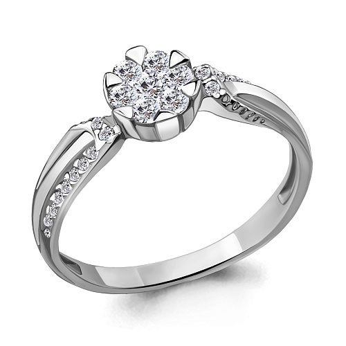 68510А Кольцо из Серебра с фианитами