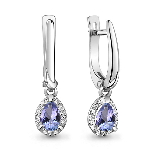 942748 Серьги из Серебра из коллекции "Breeze"