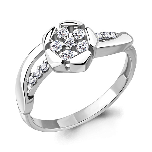 68598А Кольцо из Серебра с фианитами