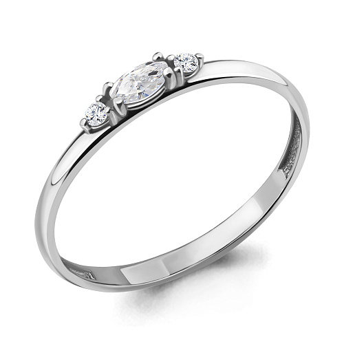 68259 Кольцо из Серебра с фианитами