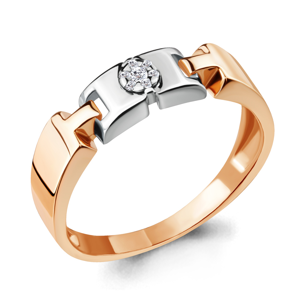 962775к Кольцо из золота с бриллиантами из коллекции "Mon Amour"