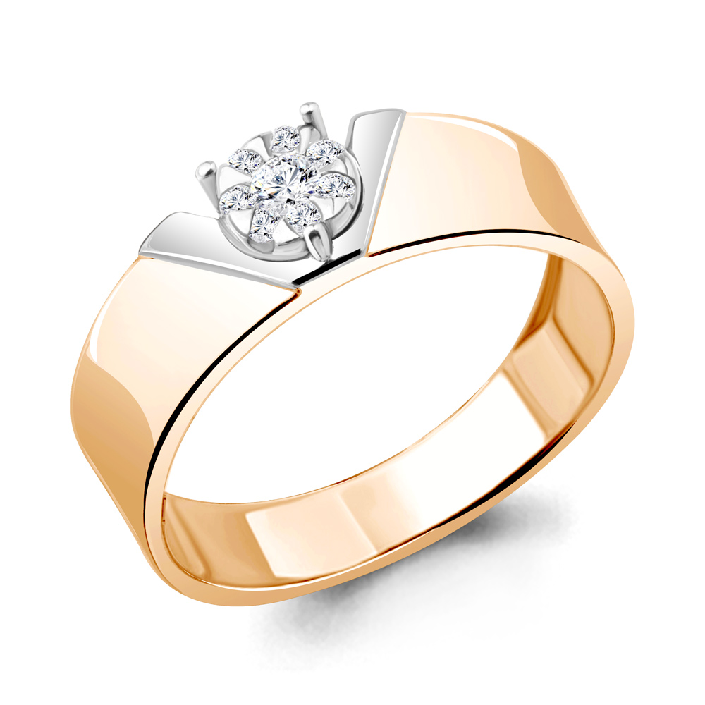962788к Кольцо из Золота с бриллиантами из коллекции "Mon Amour"